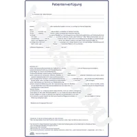 Avery Zweckform Patientenverfügung A4 1 Vordruck-Satz weiß