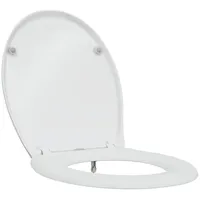 VidaXL WC-Sitz Schnellverschluss Weiß