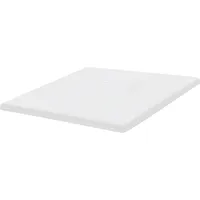 Beliani Matratzentopper Weiß Memoryschaum 180 x 200 cm