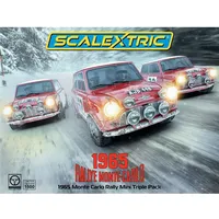 SCALEXTRIC 1965 Monte Carlo Rally Mini Triple