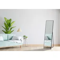 LC Home Wandspiegel 140x40cm modernes Aluminiumgestell, Standspiegel & Ganzkörperspiegel