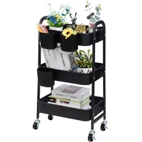 Luxuskollektion DOEWORKS Rollwagen Metall Schwarz