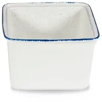 Churchill 4 x Buffetschale quadratisch 18cm STONECAST HINTS indigo
