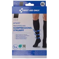 First Aid Only Kompressionsstrümpfe, geschlossene Spitze SPORT schwarz Größe