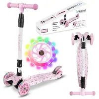 Coil Kinderroller, Dreiradscooter, Tretroller, Dreirad-Balance-Roller, Cityroller, ABEC-7-Lager, 3-stufige Lenkradverstellung,