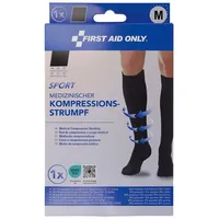 First Aid Only Kompressionsstrümpfe, geschlossene Spitze SPORT schwarz Größe