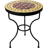 Marrakesch Orient & Mediterran Interior Orientalischer Mosaiktisch Marrakesch Bordaux