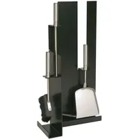Lienbacher Kamingarnitur Edelstahl 35 x 61 x 16 cm