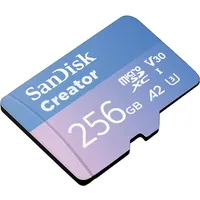 SanDisk Creator microSD-Karte 256GB UHS-I-Speicherkarte bis 190 MB/s