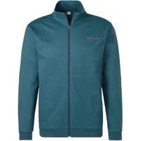 Bench. loungewear Bench. Sweatjacke in petrol-meliert, | Gr. 60/62