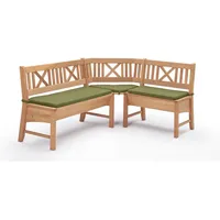 58 aufm Kessel 58aufmkessel Eckbank, Buche Grün, Holz, 224x135