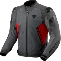RevIt! Revit Control Air H2o Textiljacke wasserdicht - Grau/Rot