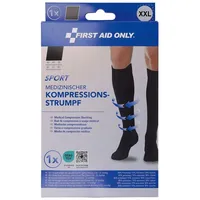 First Aid Only Kompressionsstrümpfe, geschlossene Spitze SPORT schwarz Größe