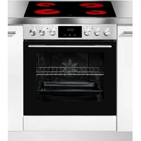 Hanseatic Elektro-Herd-Set »HBCO707A+HC46060CN«, silberfarben