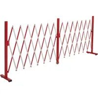 Mendler Alu Absperrgitter HWC-B34, Zaun Schutzgitter Scherengitter Trenngitter, ausziehbar