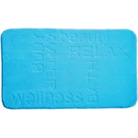 GRUND Badteppich Blau 115 x 65 cm