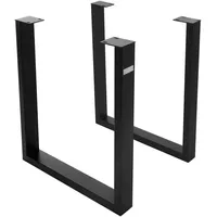 ML-Design 2er Set Tischgestell 70 x 74 cm in