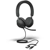 JABRA Evolve2 40 SE Stereo Headset Schwarz - MS-Teams,