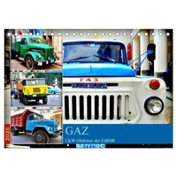 Calvendo GAZ - LKW-Oldtimer der UdSSR (Tischkalender 2026 DIN