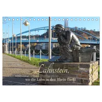 Calvendo Lahnstein, wo die Lahn in den Rhein fließt