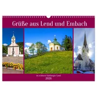 Calvendo Grüße aus Lend und Embach (Wandkalender 2026 DIN