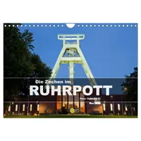 Calvendo Die Zechen im Ruhrpott (Wandkalender 2026 DIN A4