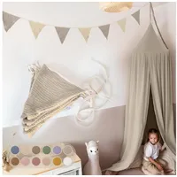 Lilimaus Wimpelkette Stoff [in 12 Farben] Wimpelkette Kinderzimmer -