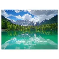 Calvendo Bergseen zum Träumen (Wandkalender 2026 DIN A4 quer),