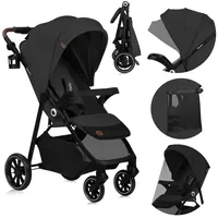 Lionelo - Kinderwagen EMMA ONE schwarz - Schwarz