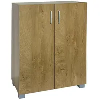Hti-Living Sideboard 2 Fächer Thekla Baumscheibe Kommode Midischrank HTI-Living