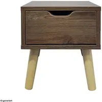Hti-Living Nachtschrank Thekla 29,7 x 45 x 29,7 cm