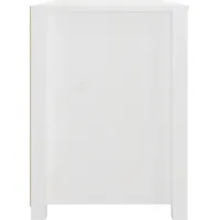 VidaXL Beistellschrank Weiß 100x40x54 cm Massivholz Kiefer