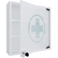 VCM Medizinschrank Hustila S ca. 40x32 cm