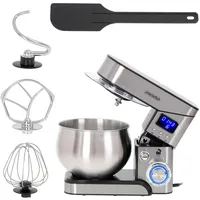 Mesko MS4228 Küchenmaschine, 5L Edelstahlschüssel, 6 Geschwindigkeiten + Pulse,