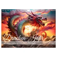Calvendo Drachen-Jahr - Kalenderplaner im Stile des chinesischen Tierkreiszeichens