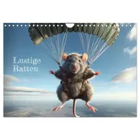 Calvendo Lustige Ratten (Wandkalender 2026 DIN A4 quer), CALVENDO