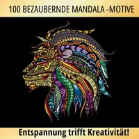 Lucid page media 100 Tier-Mandalas - Malbuch für Erwachsene