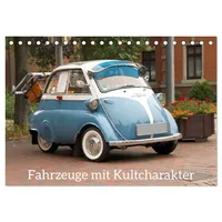 Calvendo Fahrzeuge mit Kultcharakter (Tischkalender 2026 DIN A5 quer),