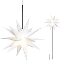 Sterntaler Weihnachtsstern Kunststoff | 18-Zacker mit Erdspieß Ø 550