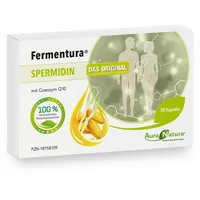 Aura natura Fermentura Spermidin mit Q10 und Weizengras -