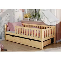 Kids Collective Kinderbett mit Rausfallschutz 80 x 160 cm