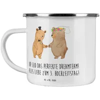 Mr. & Mrs. Panda Becher 3. Hochzeitstag Lederhochzeit Dreamteam