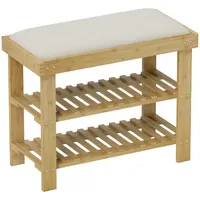 Homcom Schuhbank 60 x 49 x 29 cm offen