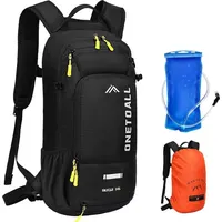 Luxuskollektion Fahrradrucksack klein mit Regenschutz und Helmnetz