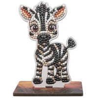Craft Buddy Crystal Art Wildlife Buddies Zebra Diamond Painting