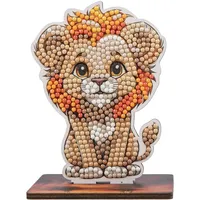 Craft Buddy Crystal Art Wildlife Buddies Lion Diamond Painting