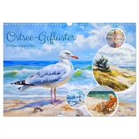 Calvendo Ostsee-Geflüster - Entspannung am Meer (Wandkalender 2026 DIN