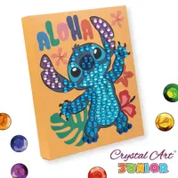 Craft Buddy Ltd. Crystal Art Junior Bastelset Disney Stitch
