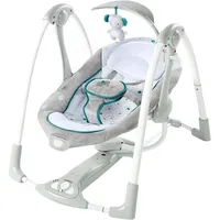 Ingenuity Babyschaukel ConvertMe Swing-2-Seat Portable Swing - Nash, mit