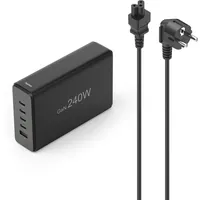 Hama 5 Ports, GaN, Schnellladegerät, 4xUSB-C, 1xUSB-A, PD, 240